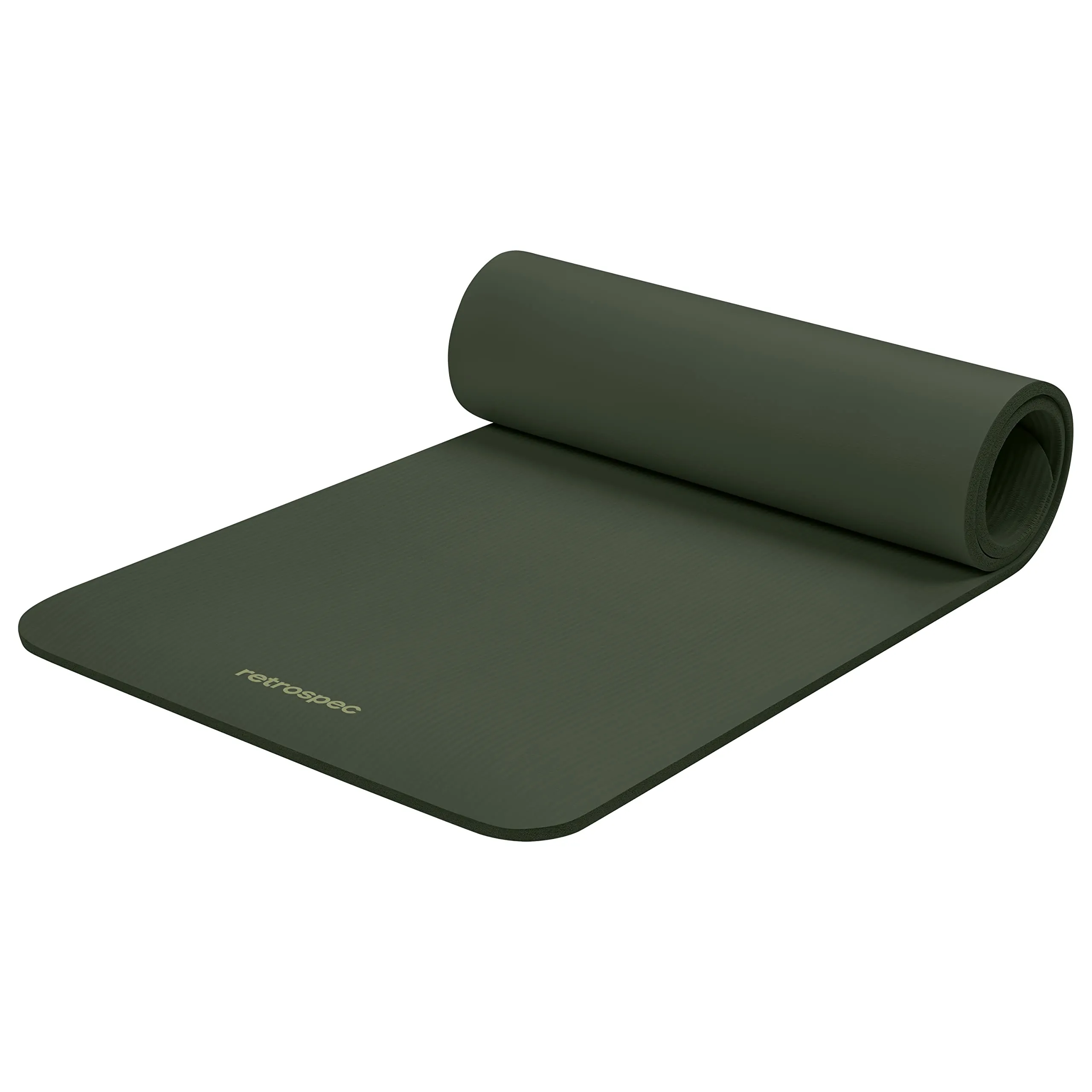 Retrospec Solana Yoga Mat Thick w/Nylon Strap for Men & Women