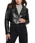 Rochelle Faux-Leather Moto Jacket