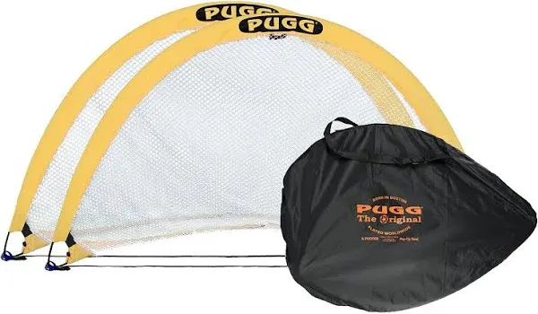 PUGG 6 Foot Portable Soccer &amp; Football Goal Boxed Set