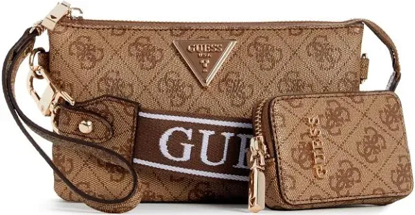 GUESS Latona Mini Triple Compartment Top Zip