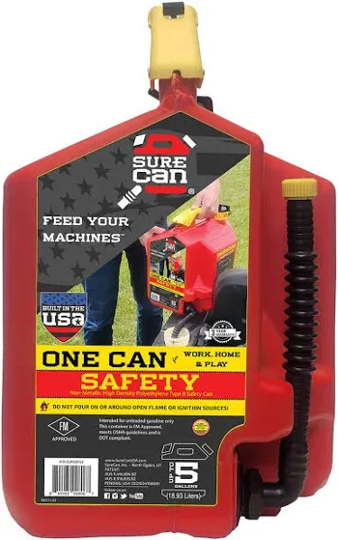 SureCan 5 Gallon Safety Gas Can