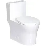 Casta Diva CD-T003 Dual-Flush Round One-Piece Toilet