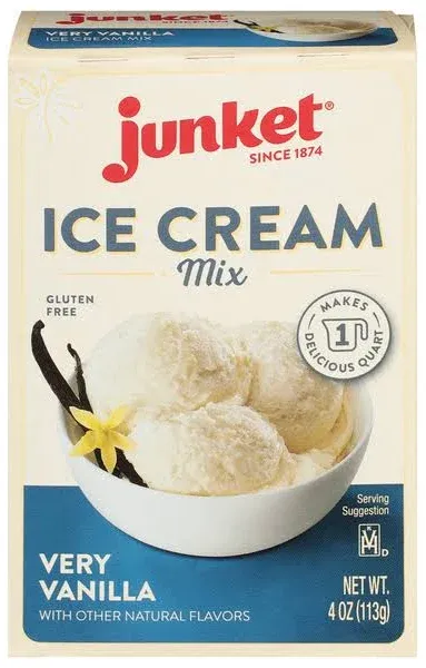 Junket Ice Cream Mix Very Vanilla