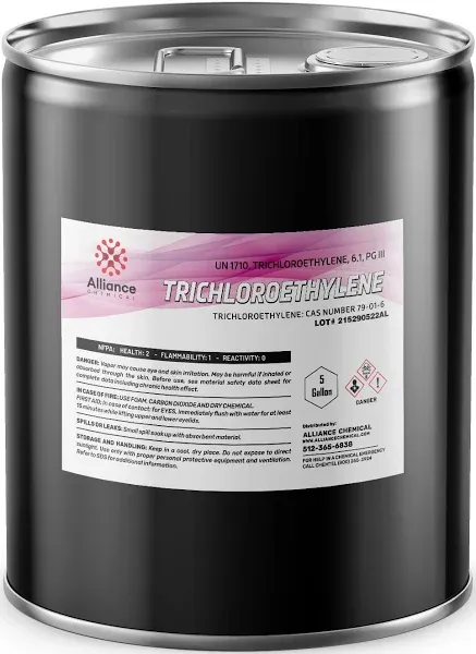 Alliance Chemical Trichloroethylene TCE Technical Grade Versatile Industrial Solvent