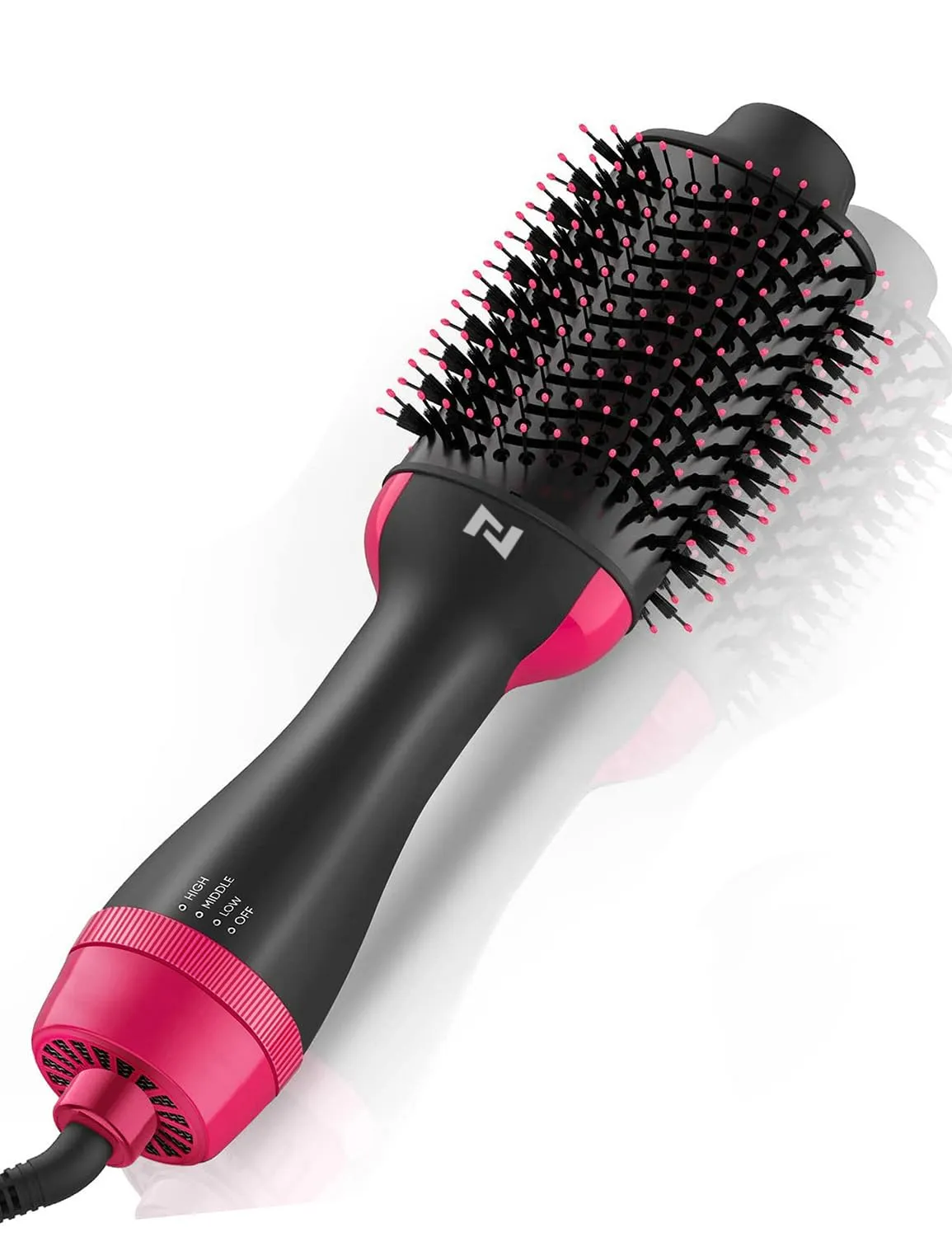 Hair Sensation Pro Hair Brush Blow Dryer Brush in One, 4 in 1 Styling Tools Pink