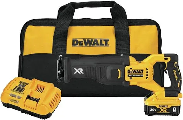 Dewalt DCS368W1 20V Max* Xr® Brushless Reciprocating Saw With Power Detect Tool Technology Kit