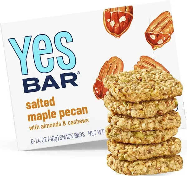 Yes Bar Salted Maple Pecan 1.4 Oz