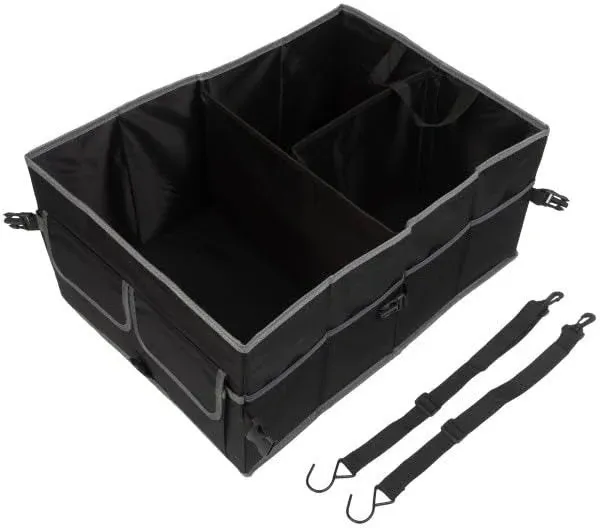 Car Organizer - Collapsible Car Storage Box - Trunk Organizer for SUV, Truck, or Sedan with Waterproof Bottom Liner by Stalwart - Bed Bath & Beyond - 40234725