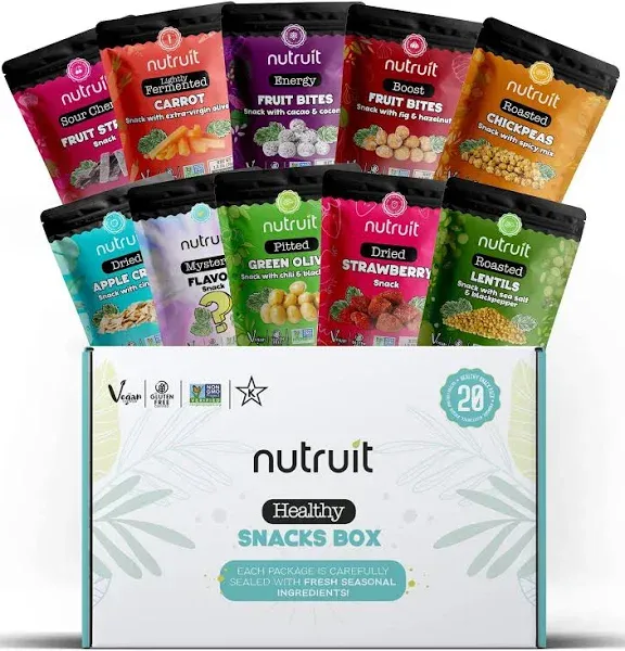 Nutruit Gourmet Healthy Snack Box 20 Packs