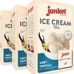 Junket Ice Cream Mix Very Vanilla, 4 Ounce (Pack of 3)