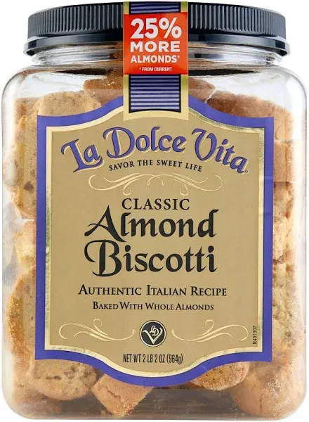 La Dolce Vita Classic Italian Biscotti 40 Oz Multipack Options