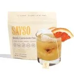 SAYSO Non-Alcoholic Skinny Cardamom Paloma (8 x 4.9 oz)