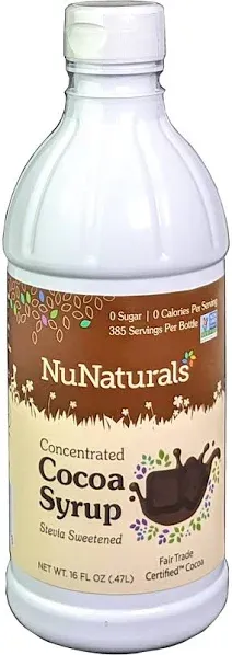 NuNaturals - NuStevia Syrup Cocoa - 16 fl. oz.