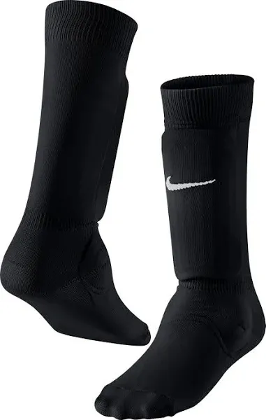 Nike Shin Sock Sleeves M/L Youth Unisex White Soccer 