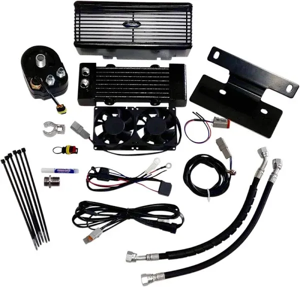 RF-2G Below Regulator Mounted Oil Cooler Kit - Black