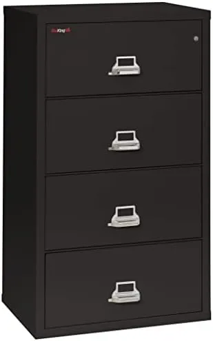 FireKing 2-Drawer Lateral File Cabinet, 44" Wide, 1-Hour Fireproof