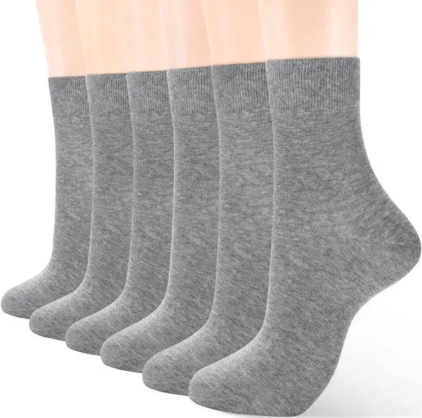 ATBITER Women Thin Cotton Socks,Soft Cotton Bootie Socks Women Above Ankle Crew Socks