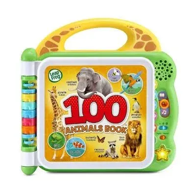 LeapFrog 100 Animals Book - Green, Infant Learning Tool, Educational Toy Toddler