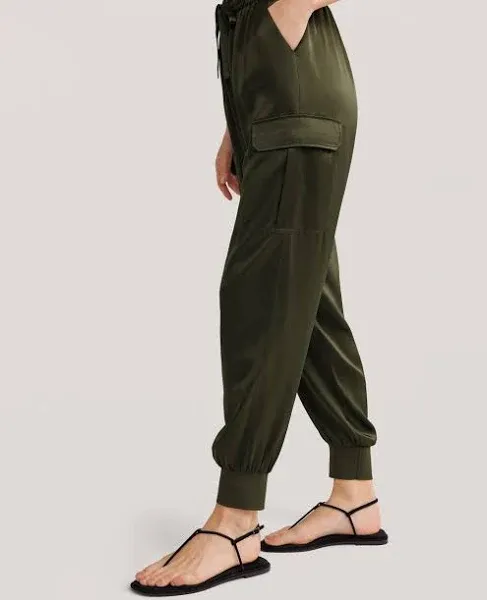 LILYSILK Women Safari Silk Pants - Green - 12