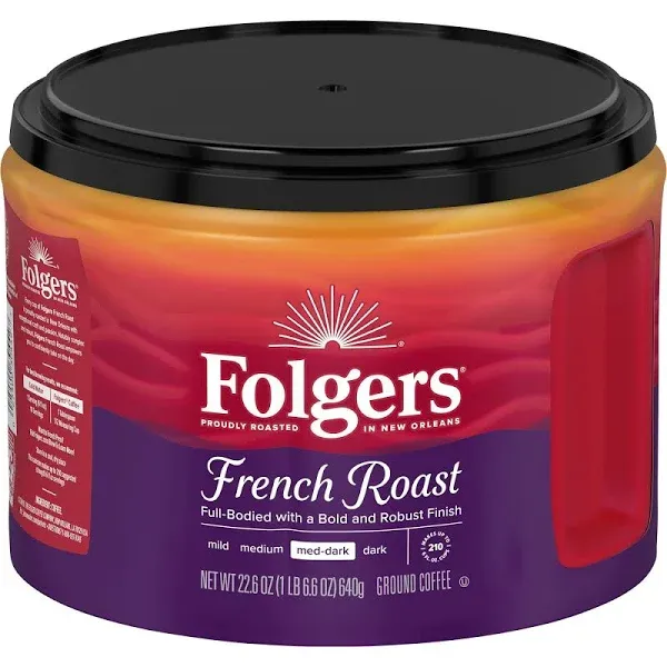 Folgers French Medium-Dark Roast Ground Coffee