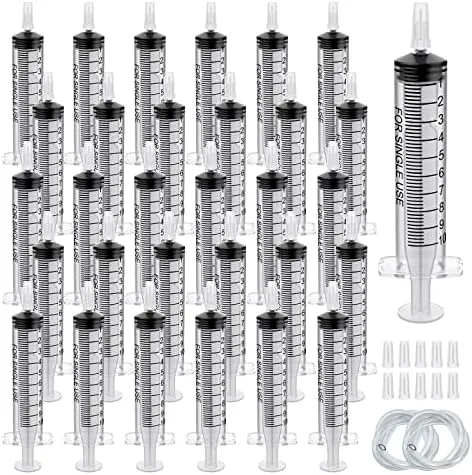 30Pack 20ml Plastic Syringe