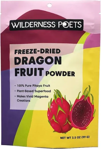 Wilderness Poets Freeze Dried Dragon Fruit Powder