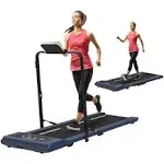 Exerpeutic 400 lb. Capacity Heavy-Duty Walking/Jogging Exercise Treadmill - Home Gym Workout Equipment - Foldable Under Desk Design