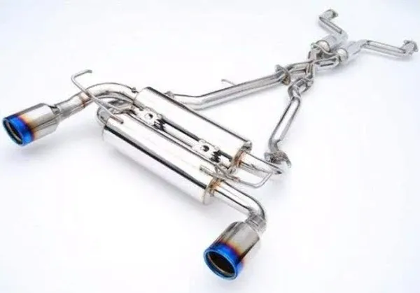 Invidia HS03IG3GID Gemini Cat-Back Exhaust System with Titanium Rolled Tip for Nissan G35 Coupe