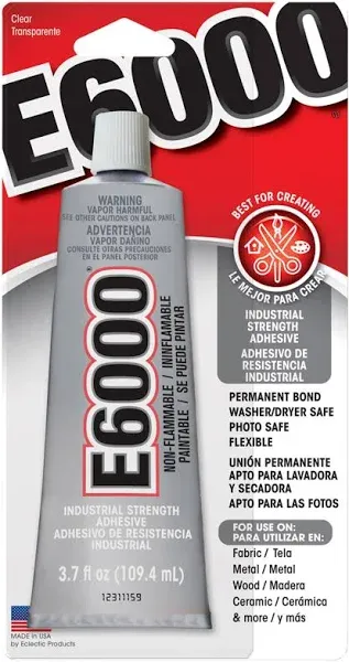 12 Pack: E6000® Industrial Strength Craft Adhesive, 3.7oz.