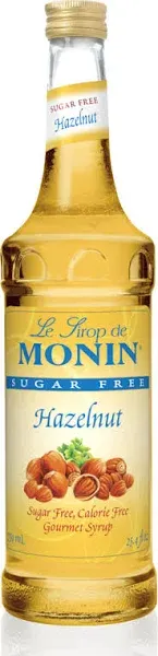 Monin Hazelnut Syrup Sugar Free