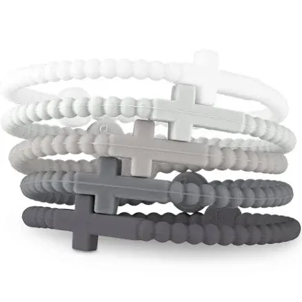 Ryan & Rose Jesus Bracelets - Cross Silicone Bracelet