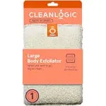 Cleanlogic Body Exfoliating Cloth Stretchy Exfoliator Bath and Shower Washcloths for Smooth and Softer Skin Reusable Daily Skincare Tool Assorted