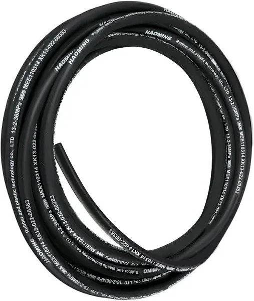 VEVOR Hydraulic Hose Rubber Hydraulic Hoses with 2 High-Tensile Steel Wire Braid