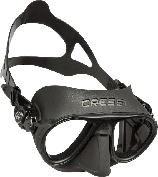 Cressi Adult Scuba Diving Mask, Fog Stop, Low Volume, Wide View - Calibro: made in Italy