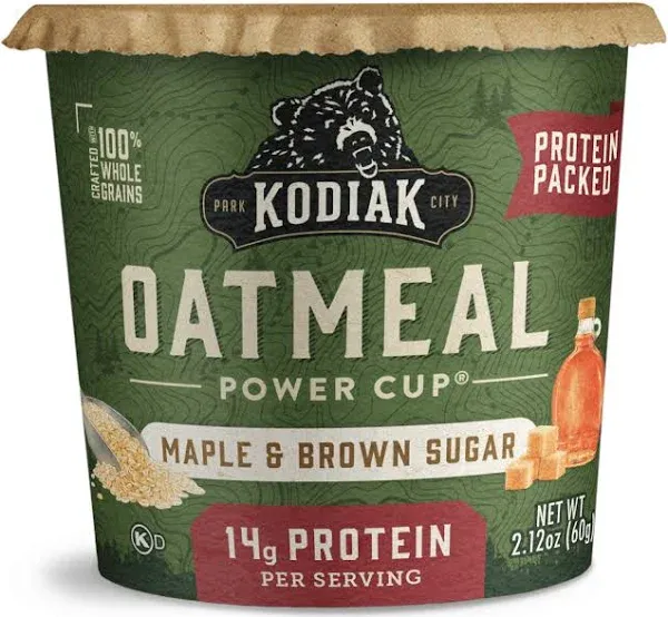 Kodiak Cakes Maple Brown Sugar Oatmeal Cup