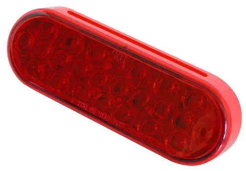 Truck-Lite 6050 LED Signal Stat S/T/T 60 Series Red Oval Sealed Light