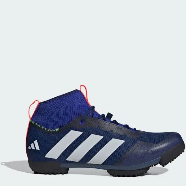 Size 10 - Adidas Unisex-Adult The Gravel Cycling 2.0 Sneaker, Dark Blue/White.