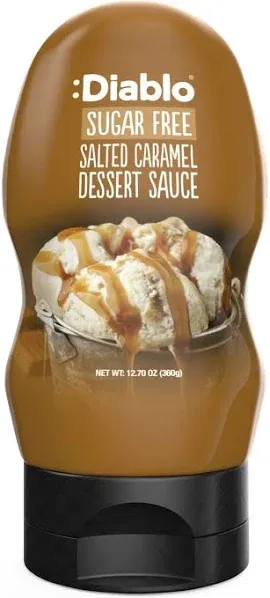 Diablo Salted Caramel Dessert Sauce | Sugar Free | Gluten Free | Diabetic ...