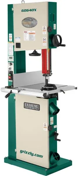 Grizzly G0621X 13-1/2" 1-1/4 HP Vertical Wood/ Metal Bandsaw