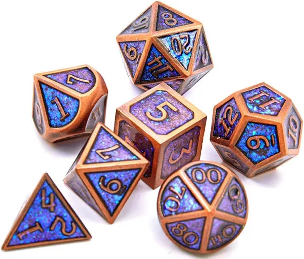 DND Metal Dice Set