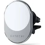 Satechi Magnetic Wireless Car Charger (Qi Wireless Charging) 7.5W Air Vent Mount - Compatible with iPhone 16 Pro Max/16 Pro/16/16 Plus, iPhone 15 Pro Max/15 Pro/15/15 Plus and More