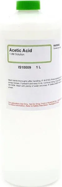 Acetic Acid Solution, 1M, 1L - The Curated Chemical Collection