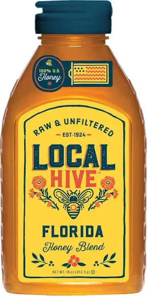 Local Hive Florida Raw Unfiltered Honey