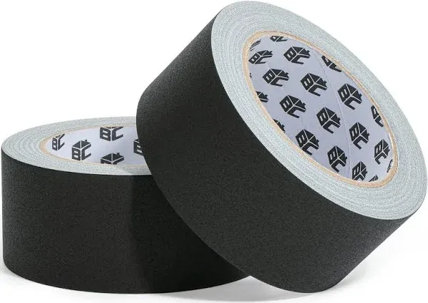 Bates- Gaffers Tape 2 Inch x 23 Yard, 2 Pack, Black Tape, Black Gaff Tape 2 Inch, Black Gaffer Tape 2 Inch, Gaffing Tape, Floor Tape, Gaffers Tapes, Cord Tape, Gaffer's Tape, Stage Tape