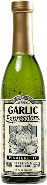 Garlic Expressions Salad Dressing - Vinaigrete - Case of 12 - 12.5 oz