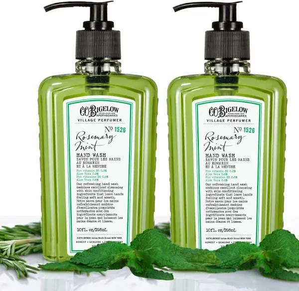 Co. Bigelow Rosemary/Mint Hand Wash- 10 Fluid Ounces