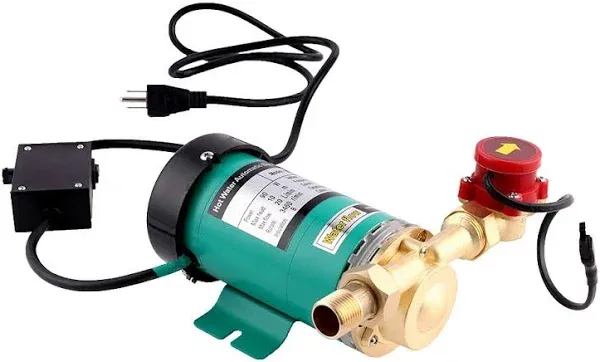 Pressure Pumps 115V/60Hz 3/4 inch Outlet 90W Water Pressure Booster Pump Auto...