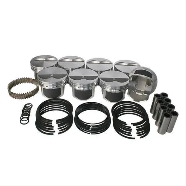 Bbm Flat Top Piston Set 4.350 Bore  4Cc