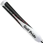 BRAND NEW Golf Pride Reverse Taper Flat LARGE - Black/Red/Whit<wbr/>e Putter Grip