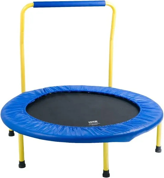 VEVOR 3FT Trampoline for Kids Indoor/Outdoor Foldable Baby Toddlers Trampoline